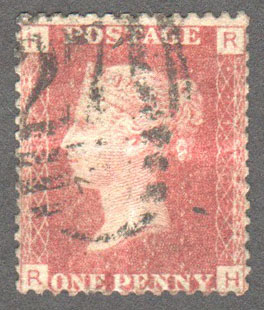 Great Britain Scott 33 Used Plate 148 - RH - Click Image to Close